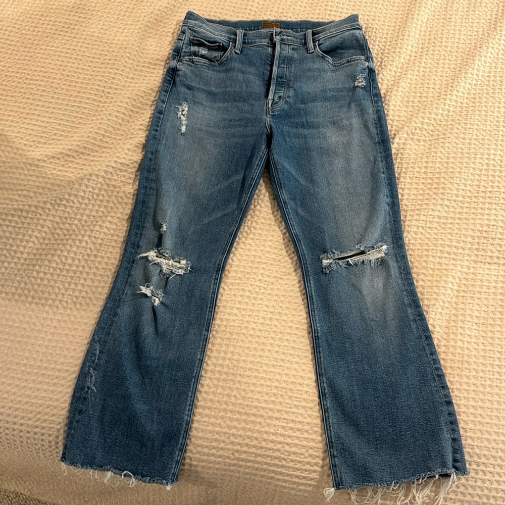 Mother the tripper ankle fray jeans - size 29. Worn less than 5 times.